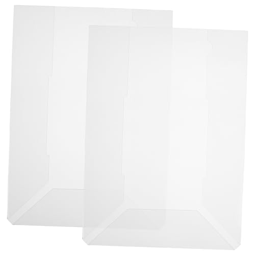 LOORGVEL 2 Stück Transparente Dokumententaschen aus Stabilem PVC Multifunktionale Aufbewahrungstasche für Büro und Schulunterlagen Praktischer Organizer für Papier und Belege LOORGVEL 2 Stück Transparente Dokumententaschen aus Stabilem PVC Multifunktionale Aufbewahrungstasche für Büro und Schulunterlagen Praktischer Organizer für Papier und Belege von LOORGVEL