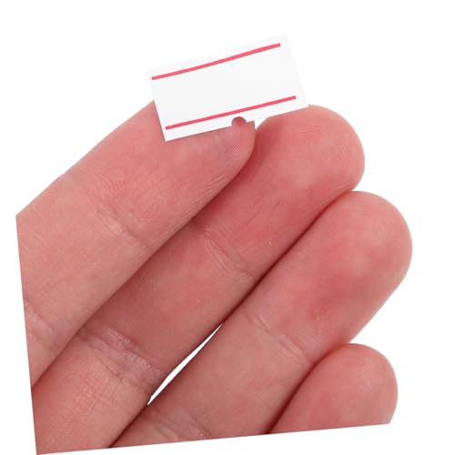 LOORGVEL 20 Rollen Selbstklebende Preisschilder für Preisauszeichner Rechteckige Etiketten aus Robustem Papier Abreißbar Vielseitig Einsetzbar für Supermärkte und Einzelhandel von LOORGVEL