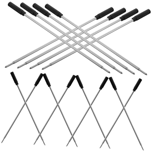 LOORGVEL 20 Stück Gelstift Nachfüllungen Mittlere Spitze Schwarze Minen Leichte und Auswechselbare Kugelschreiber Ersatzminen aus Stabilem Material ohne Tintenleck für Schule und Büro LOORGVEL 20 Stück Gelstift Nachfüllungen Mittlere Spitze Schwarze Minen Leichte und Auswechselbare Kugelschreiber Ersatzminen aus Stabilem Material ohne Tintenleck für Schule und Büro von LOORGVEL