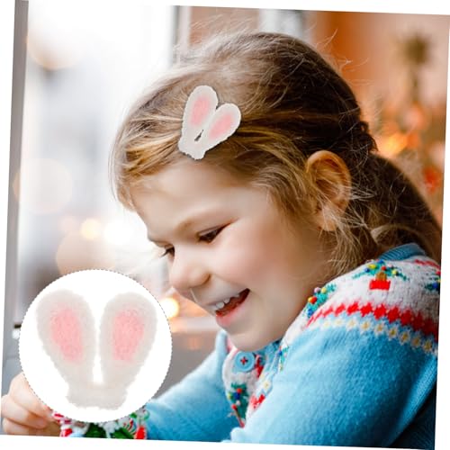 LOORGVEL 20 Stück Teiliges DIY Plüsch Hasenohren Haarclips Ohrdekorationen in Weiß Kleine Niedliche Ohranhänger zum Basteln Vielseitiges Haarschmuck Zubehör für Kreative Frisuren und LOORGVEL 20 Stück Teiliges DIY Plüsch Hasenohren Haarclips Ohrdekorationen in Weiß Kleine Niedliche Ohranhänger zum Basteln Vielseitiges Haarschmuck Zubehör für Kreative Frisuren und von LOORGVEL