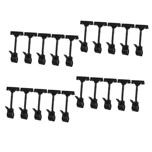 LOORGVEL 20 Stück Teiliges Drehbare Kunststoff Sign Clips T-förmige Preisschildhalter mit Klammerfunktion für Regale im Einzelhandel Obststände und Supermärkte Langlebig und Einfach zu LOORGVEL 20 Stück Teiliges Drehbare Kunststoff Sign Clips T-förmige Preisschildhalter mit Klammerfunktion für Regale im Einzelhandel Obststände und Supermärkte Langlebig und Einfach zu von LOORGVEL