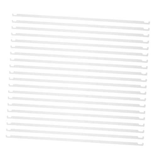 LOORGVEL 20 Stück Teiliges Metall Hängeregister Schienen Büro Organizer Hängende Aktenordner Halter Platzsparend Robuste Bauweise Schneller Zugriff für Büro und Zuhause von LOORGVEL