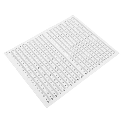 LOORGVEL 20 Stück Teiliges Selbstklebendes Maßband Transparentes Klebe maßband mit Einteilung Langlebige Wasserfeste Aufkleber für Präzise Messungen Glatten Oberflächen Praktische Maßskala LOORGVEL 20 Stück Teiliges Selbstklebendes Maßband Transparentes Klebe maßband mit Einteilung Langlebige Wasserfeste Aufkleber für Präzise Messungen Glatten Oberflächen Praktische Maßskala von LOORGVEL