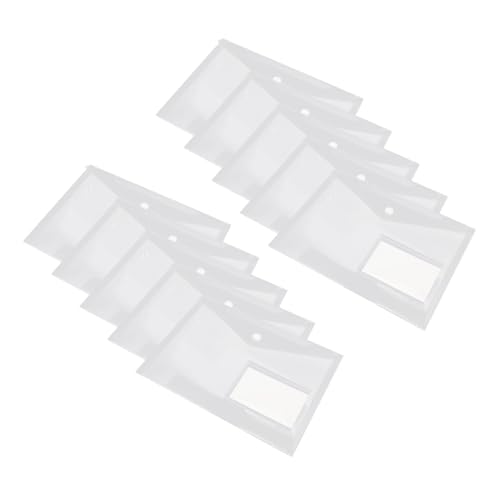 LOORGVEL 20 Stück Teiliges Transparentes Dokumententaschen Druckknopf Hochwertiges Pp material Große Kapazität Leicht und Tragbar für Büro Schule und Zuhause zur Sicheren LOORGVEL 20 Stück Teiliges Transparentes Dokumententaschen Druckknopf Hochwertiges Pp material Große Kapazität Leicht und Tragbar für Büro Schule und Zuhause zur Sicheren von LOORGVEL