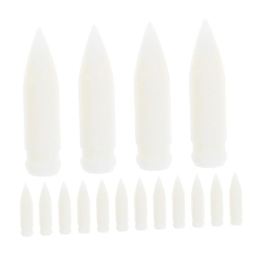 LOORGVEL 20 Stück Teiliges Weiche Nylon Ersatzspitzen für Acrylmarker Langlebige Marker Nibs für Feine Konturen und Details zum Zeichnen Schreiben für Kreative Kunstprojekte von LOORGVEL