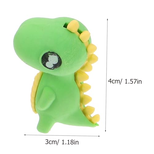 LOORGVEL 24 Stück Teiliges Dinosaurier Radiergummi Kleine Lustige Tier Radiergummis für Schüler Grundschule Mitgebsel Jungen Mädchen Schulbedarf von LOORGVEL