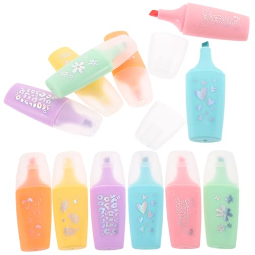 LOORGVEL 24 Stück Teiliges Flacher Bunter Mini Textmarker Niedliche Markierstifte Farben Langlebige Marker für Notizen Scrapbooking und Büro Handliche Leuchtstifte für Schule und Arbeit LOORGVEL 24 Stück Teiliges Flacher Bunter Mini Textmarker Niedliche Markierstifte Farben Langlebige Marker für Notizen Scrapbooking und Büro Handliche Leuchtstifte für Schule und Arbeit von LOORGVEL