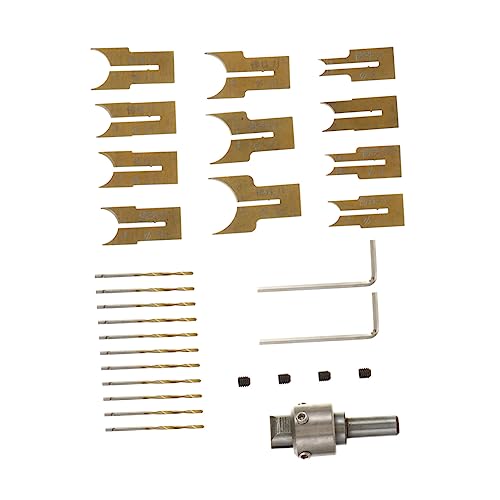 LOORGVEL 24 Stück Teiliges Holzbohrer Set für DIY Projekte Ringbohrer für Holzperlen Robuste und Zuverlässige Werkzeuge für Schmuckherstellung und Holzarbeiten Einfache Handhabung und LOORGVEL 24 Stück Teiliges Holzbohrer Set für DIY Projekte Ringbohrer für Holzperlen Robuste und Zuverlässige Werkzeuge für Schmuckherstellung und Holzarbeiten Einfache Handhabung und von LOORGVEL