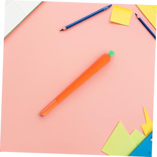 LOORGVEL 24 Stück Teiliges Karotten-gelstift- Süße Cartoon-motiv Kugelschreiber mit Glatter Schreibflüssigkeit Schüler Schreibwaren für Schule Büro Kreative Notizen und Gruppennutzung von LOORGVEL