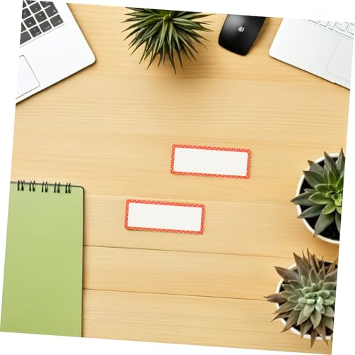 LOORGVEL 24 Stück Teiliges Magnetisches Namensschild - Wiederbeschreibbare Trocken Abwischbare Etiketten für Whiteboard Schrank und Kühlschrank Wasserfeste Rechteckige Magnetische LOORGVEL 24 Stück Teiliges Magnetisches Namensschild - Wiederbeschreibbare Trocken Abwischbare Etiketten für Whiteboard Schrank und Kühlschrank Wasserfeste Rechteckige Magnetische von LOORGVEL