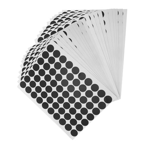LOORGVEL 25 Blatt Schwarze Wasserdichte Runde Aufkleber mit Selbstklebenden Punkten Langlebige PVC Etiketten für Verpackungen Markierungen und Vielseitige Beschriftung zu Hause Büro LOORGVEL 25 Blatt Schwarze Wasserdichte Runde Aufkleber mit Selbstklebenden Punkten Langlebige PVC Etiketten für Verpackungen Markierungen und Vielseitige Beschriftung zu Hause Büro von LOORGVEL