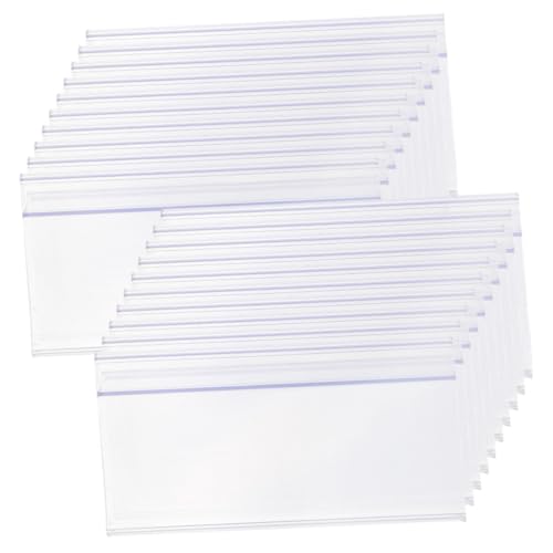 LOORGVEL 25 Stück PVC Preisschildhalter Transparent Etikettenhalter Regalbretter Preisetikettenhalter Wiederverwendbar Abriebfest Für Supermarkt Einzelhandel Shop Display LOORGVEL 25 Stück PVC Preisschildhalter Transparent Etikettenhalter Regalbretter Preisetikettenhalter Wiederverwendbar Abriebfest Für Supermarkt Einzelhandel Shop Display von LOORGVEL