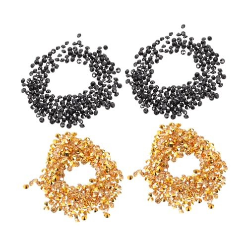 LOORGVEL 2Er-Pack Diamanten Gold und Schwarz Spitzboden pro Packung für Vasenfüllung Tischdeko Party und Hochzeitsfeier Funkelnde Streudeko LOORGVEL 2Er-Pack Diamanten Gold und Schwarz Spitzboden pro Packung für Vasenfüllung Tischdeko Party und Hochzeitsfeier Funkelnde Streudeko von LOORGVEL