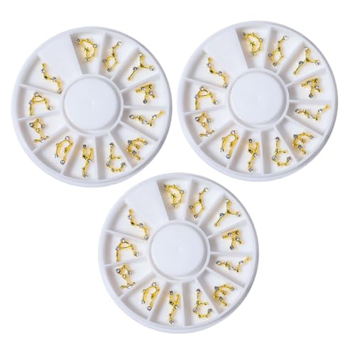 LOORGVEL 3 Boxen Nagel Schmuck Strasssteine Nagel Charms Nageldekoration DIY Handyhüllen Zubehör LOORGVEL 3 Boxen Nagel Schmuck Strasssteine Nagel Charms Nageldekoration DIY Handyhüllen Zubehör von LOORGVEL