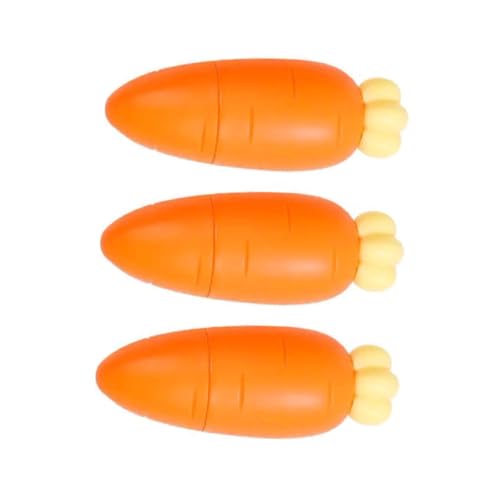 LOORGVEL 3 Stück Karotten textmarker Mini Fluoreszierende Marker Stifte für Schüler Bunte Schrägkopf highlighter Praktisch und Strapazierfähig Zufällige Farbe Zufällige Farbe von LOORGVEL