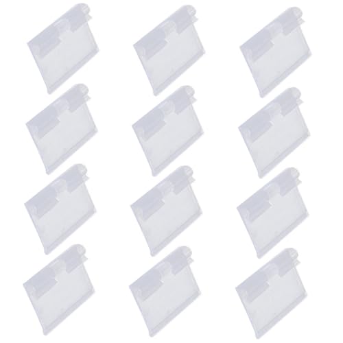 LOORGVEL 30 Stück Teiliges Transparentes Preisschild Kunststoff Etikettenhalter für Regale Langlebig Einfach Anzubringen für Preisschilder und Buffet beschriftung im Einzelhandel und LOORGVEL 30 Stück Teiliges Transparentes Preisschild Kunststoff Etikettenhalter für Regale Langlebig Einfach Anzubringen für Preisschilder und Buffet beschriftung im Einzelhandel und von LOORGVEL