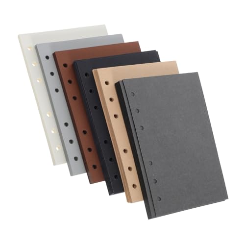 LOORGVEL 300 Blatt Unlinierte Nachfüllblätter für Ringordner Leere Innenblätter für Tagebücher und Planer Dickes Tintenfestes Papier in Sechs Farben Vielseitig für Journale Reise LOORGVEL 300 Blatt Unlinierte Nachfüllblätter für Ringordner Leere Innenblätter für Tagebücher und Planer Dickes Tintenfestes Papier in Sechs Farben Vielseitig für Journale Reise von LOORGVEL