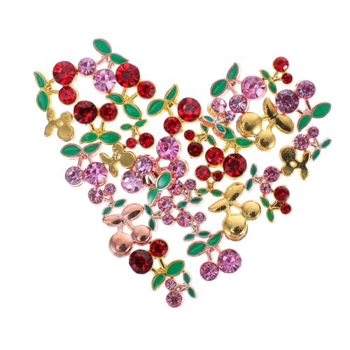 LOORGVEL 32 Stück Teiliges Nagel Charms für Frauen Kleine Goldfarbene Kirsch Nail Art Schmuck DIY Nagelverzierung für Modische Nageldesigns Zuhause und Profi Salon LOORGVEL 32 Stück Teiliges Nagel Charms für Frauen Kleine Goldfarbene Kirsch Nail Art Schmuck DIY Nagelverzierung für Modische Nageldesigns Zuhause und Profi Salon von LOORGVEL