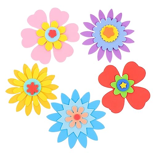 LOORGVEL 35 Stück Teiliges Eva Wandtattoo Bunte Blumenmuster Cartoon Watercolor Wandsticker für Kinderzimmer Kindergarten Wohnraumdekoration Langlebig und Leicht LOORGVEL 35 Stück Teiliges Eva Wandtattoo Bunte Blumenmuster Cartoon Watercolor Wandsticker für Kinderzimmer Kindergarten Wohnraumdekoration Langlebig und Leicht von LOORGVEL