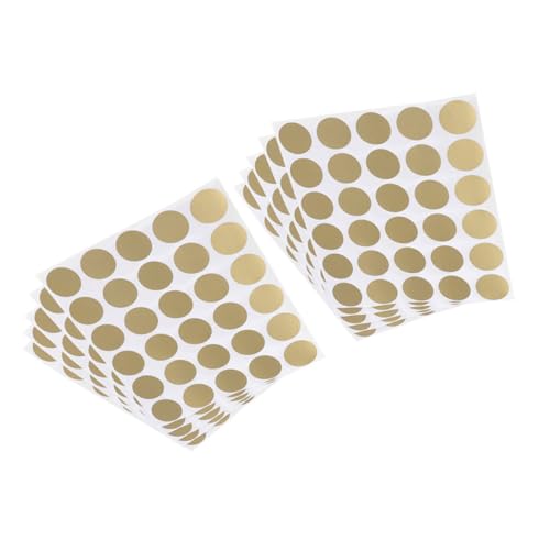 LOORGVEL 360 Stück Goldene Rubbellose Aufkleber Selbstklebend Runde Scratch Off Etiketten für Diy Karten Raffle Party Hochzeit Geschenketiketten LOORGVEL 360 Stück Goldene Rubbellose Aufkleber Selbstklebend Runde Scratch Off Etiketten für Diy Karten Raffle Party Hochzeit Geschenketiketten von LOORGVEL
