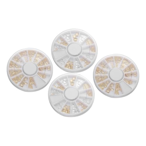 LOORGVEL 4 Kartons Alloy Nagelstuds Nail Charms für DIY Maniküre Fächer Runddose mit Meeres und Stranddesigns Langlebige Nagelkunst Zubehör für Nagelgestaltung LOORGVEL 4 Kartons Alloy Nagelstuds Nail Charms für DIY Maniküre Fächer Runddose mit Meeres und Stranddesigns Langlebige Nagelkunst Zubehör für Nagelgestaltung von LOORGVEL