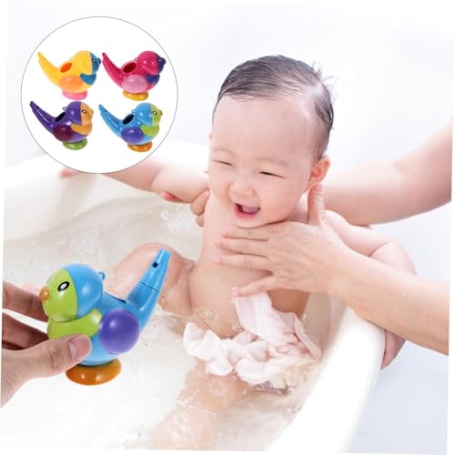 LOORGVEL 4 Stück Teiliges Badespielzeug mit Bunten Vogelpfeifen aus Kunststoff Leicht und Handlich für Kleinkinder Fördert Fantasie und Farbwahrnehmung als Geschenk für Junge Mädchen LOORGVEL 4 Stück Teiliges Badespielzeug mit Bunten Vogelpfeifen aus Kunststoff Leicht und Handlich für Kleinkinder Fördert Fantasie und Farbwahrnehmung als Geschenk für Junge Mädchen von LOORGVEL