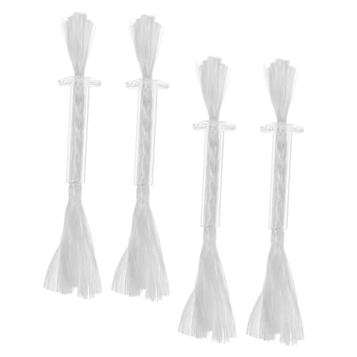 LOORGVEL 4 Stück Teiliges Glasfaser Dochtrohre für Öllampen Verschleißfest und Langlebig für Outdoor Camping Romantische Hochzeitsbeleuchtung Tempelrituale und Spirituelle Zeremonien von LOORGVEL