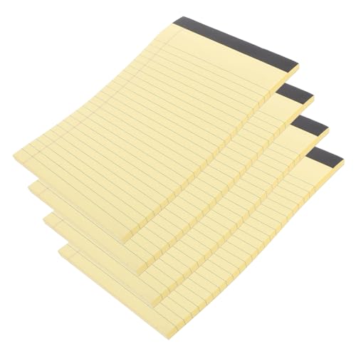 LOORGVEL 4 Stück Teiliges Kleines Kariertes Notizbuch mit Abreißbarem Papier Liniertes Schreibpad für Büro und Zuhause Kompakte Handliche Memo Notizblöcke mit Glattem und Praktischem von LOORGVEL