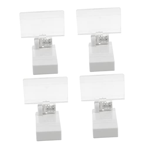 LOORGVEL 4 Stück Teiliges Magnetclip für Preisschilder Doppelseitiger Label Holder und Display Stand Wiederverwendbarer Preisetikettenhalter mit Starkem Magnet für Supermarkt und Büro LOORGVEL 4 Stück Teiliges Magnetclip für Preisschilder Doppelseitiger Label Holder und Display Stand Wiederverwendbarer Preisetikettenhalter mit Starkem Magnet für Supermarkt und Büro von LOORGVEL