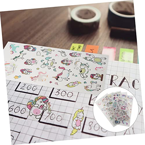 LOORGVEL 4sätze Aufkleber Cartoon Scrapbook Sticker Washi Papier Sticker Foto Dekoration Für Geschenkpapier Boxen Tüten Fenster Wände von LOORGVEL