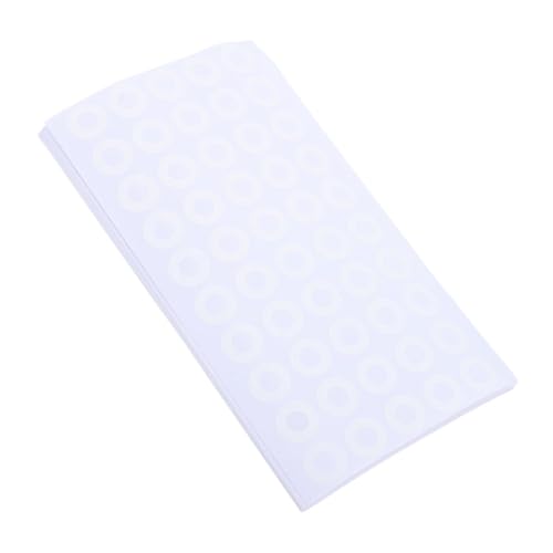 LOORGVEL 50 Blatt Rund PVC Lochverstärkungsaufkleber Selbstklebend Starke Haftung Langlebiger Schutz für Schnellhefter Lose Notizbücher und Kalender für Büro und Schule LOORGVEL 50 Blatt Rund PVC Lochverstärkungsaufkleber Selbstklebend Starke Haftung Langlebiger Schutz für Schnellhefter Lose Notizbücher und Kalender für Büro und Schule von LOORGVEL
