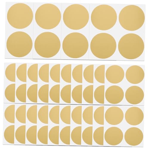 LOORGVEL 50 Stück Goldene Runde Scratch Off Sticker zum Freirubbeln Selbstklebend DIY Rubbelaufkleber für Geburtstag Hochzeit Party und Personalisierte Dekoration LOORGVEL 50 Stück Goldene Runde Scratch Off Sticker zum Freirubbeln Selbstklebend DIY Rubbelaufkleber für Geburtstag Hochzeit Party und Personalisierte Dekoration von LOORGVEL