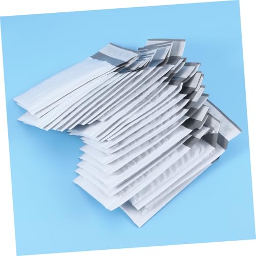 LOORGVEL 50 Stück Luftpolster Versandtaschen Gepolstert Selbstklebend Stoßfest für Kleidung Geschenke Versandbeutel Bubble Mailing Bags Druck Verpackung von LOORGVEL