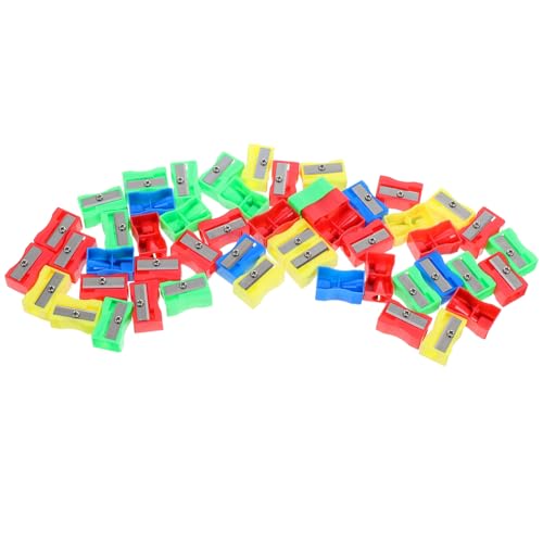 LOORGVEL 50 Stück Manueller Bleistiftspitzer Buntes Kleiner Handlicher Anspitzer für Schüler Künstler Wiederverwendbar Praktisch Einfache Bedienung Geeignet für Büro und Schule LOORGVEL 50 Stück Manueller Bleistiftspitzer Buntes Kleiner Handlicher Anspitzer für Schüler Künstler Wiederverwendbar Praktisch Einfache Bedienung Geeignet für Büro und Schule von LOORGVEL