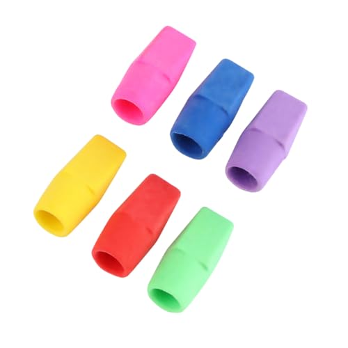 LOORGVEL 50 Stück Teiliges Bunter Radiergummis aus Weichem Tpr Material Tragbar und Sicher Farbenfrohe Schülerstationery für Schule Künstler und Bürogebrauch Zufällige Zufällige Farbe von LOORGVEL