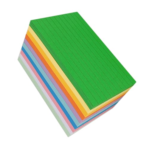 LOORGVEL 500 Blatt Farbige Karteikarten aus Dickem Papier Multifunktionale Blankokarten zum Gestalten Beschreibbar für Notizen Vokabeln Memo und To Do Listen Praktische Kleine Karteikarten LOORGVEL 500 Blatt Farbige Karteikarten aus Dickem Papier Multifunktionale Blankokarten zum Gestalten Beschreibbar für Notizen Vokabeln Memo und To Do Listen Praktische Kleine Karteikarten von LOORGVEL
