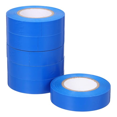 LOORGVEL 6 Rollen Isolierband PVC Elektroband Hochtemperatur Elektriker Klebeband Wasserfest Stark Klebend für Innen Außen Elektrische Reparaturen Industrie Gewerbe Haushalt LOORGVEL 6 Rollen Isolierband PVC Elektroband Hochtemperatur Elektriker Klebeband Wasserfest Stark Klebend für Innen Außen Elektrische Reparaturen Industrie Gewerbe Haushalt von LOORGVEL