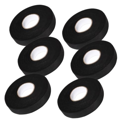 LOORGVEL 6 Rollen Teiliges Auto Kabelbaum Klebeband Hitzebeständiges Selbstklebendes Isolierband für Motor Strom Verschleißfestes Geräuschdämpfendes Gewebeband Robustes Wickelband LOORGVEL 6 Rollen Teiliges Auto Kabelbaum Klebeband Hitzebeständiges Selbstklebendes Isolierband für Motor Strom Verschleißfestes Geräuschdämpfendes Gewebeband Robustes Wickelband von LOORGVEL