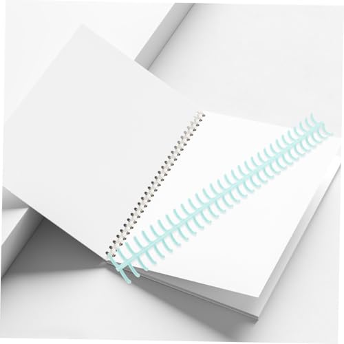 LOORGVEL 6 Stück Teiliges Kunststoff binderinge Farbige Abnehmbare Binder Ringe für Lose Praktisches Ringbuch zubehör für Büro Schule und Haushalt von LOORGVEL