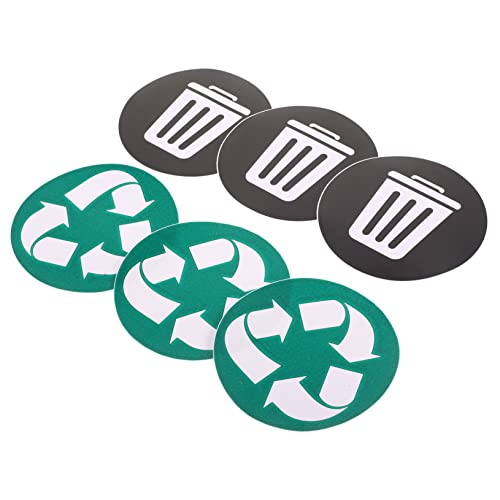 LOORGVEL 6 Stück Teiliges Mülltrennung Aufkleber Selbstklebend Recycling Abfallbehälter Etiketten für Küche Büro Garten Mülltonnen Klare Mülltrennungslabels LOORGVEL 6 Stück Teiliges Mülltrennung Aufkleber Selbstklebend Recycling Abfallbehälter Etiketten für Küche Büro Garten Mülltonnen Klare Mülltrennungslabels von LOORGVEL