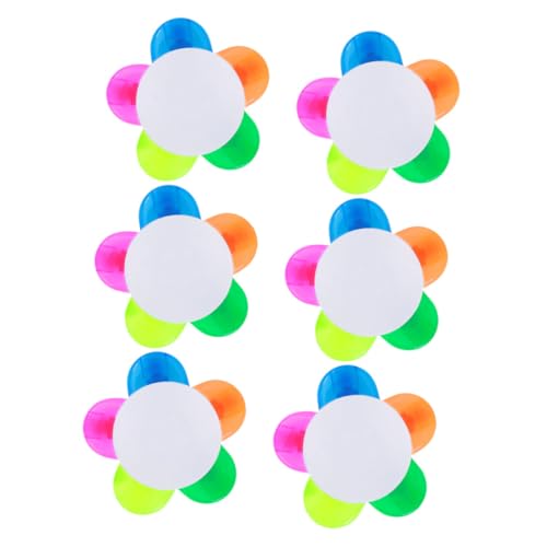 LOORGVEL 6 Stück Teiliges Petal Förmiger Marker Stifte Farbige Fluoreszierende Highlighter Pens für Schule Büro Kreative Markierung Farbenfrohes Schreibset von LOORGVEL