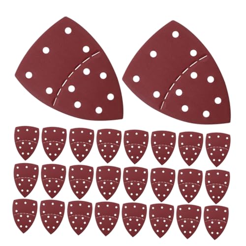 LOORGVEL 60 Stück Teiliges Dreieck Schleifpapier mit Langlebige Schleifpads für Maus Detail Schleifer Vielseitig für Holz Metall und Möbelpolitur Verbesserte Staubabsorption LOORGVEL 60 Stück Teiliges Dreieck Schleifpapier mit Langlebige Schleifpads für Maus Detail Schleifer Vielseitig für Holz Metall und Möbelpolitur Verbesserte Staubabsorption von LOORGVEL