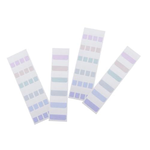LOORGVEL 600 Stück Klebe Index Tabs Haftnotizen in Pastellfarben Transparente Lesestreifen zum Markieren und Beschriften Praktische Haftetiketten für Bücher Notizen und Schule von LOORGVEL