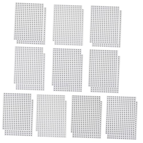 LOORGVEL 6000 Stück Selbstklebende Runde Nummernaufkleber Nummerierte Etiketten für Zuhause Büro Schule Wetterfeste Zahlenetiketten zum Organisieren von Mülleimer Briefkästen und LOORGVEL 6000 Stück Selbstklebende Runde Nummernaufkleber Nummerierte Etiketten für Zuhause Büro Schule Wetterfeste Zahlenetiketten zum Organisieren von Mülleimer Briefkästen und von LOORGVEL