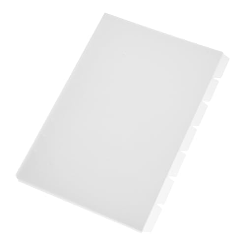 LOORGVEL 7 Stück Teiliges Transparente Abnehmbare Budget Taschen mit Löchern Lose Einstecktaschen für Ringbuchordner Vielseitige Dokumentenmappe für Schüler und Budgetplanung PP Material von LOORGVEL
