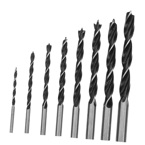 LOORGVEL 8 Stück Teiliges Holzbohrer Set Hochwertige Bohrer Robuste Metallbohrer für DIY Projekte Professionelle und Hohe Härte von LOORGVEL