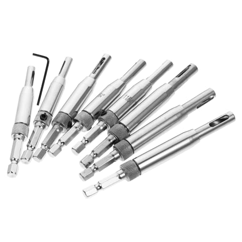 LOORGVEL 8 Stück Teiliges Selbstzentrierendes Tür Fensterbohrer Robustem Sechskantschaft Automatischer Staubentfernung Präziser Positionierung und Schnellem Bitwechsel für Metall LOORGVEL 8 Stück Teiliges Selbstzentrierendes Tür Fensterbohrer Robustem Sechskantschaft Automatischer Staubentfernung Präziser Positionierung und Schnellem Bitwechsel für Metall von LOORGVEL