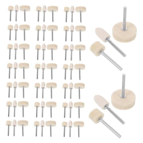 LOORGVEL 88 Stück Teiliges Woll-polierscheiben-set mit Filz-schleifköpfen Hochgeschwindigkeits-polierwerkzeug für Metall Holz Kunststoff Schmuck und Diy-projekte LOORGVEL 88 Stück Teiliges Woll-polierscheiben-set mit Filz-schleifköpfen Hochgeschwindigkeits-polierwerkzeug für Metall Holz Kunststoff Schmuck und Diy-projekte von LOORGVEL