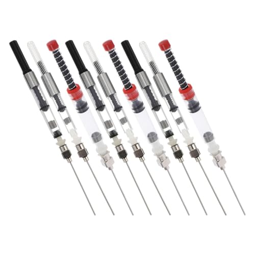 LOORGVEL 9 Stück Teiliges Tintenkonverter für Füllfederhalter Kompatibel Durchmesser Vakuum Feder design für Einfaches Nachfüllen Vielseitig Einsetzbar für Schreibgeräte und Kalligraphie LOORGVEL 9 Stück Teiliges Tintenkonverter für Füllfederhalter Kompatibel Durchmesser Vakuum Feder design für Einfaches Nachfüllen Vielseitig Einsetzbar für Schreibgeräte und Kalligraphie von LOORGVEL