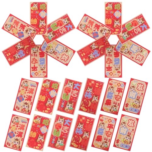 LOORGVEL 90 Stück Teiliges Frühlingsfest Rote Umschläge Jahr Des Pferdes Kreative Hong Bao Geldgeschenke Umschläge Stabile Künstlerische Gestaltung für Hochzeiten Geburtstage Lunar Neujahr LOORGVEL 90 Stück Teiliges Frühlingsfest Rote Umschläge Jahr Des Pferdes Kreative Hong Bao Geldgeschenke Umschläge Stabile Künstlerische Gestaltung für Hochzeiten Geburtstage Lunar Neujahr von LOORGVEL